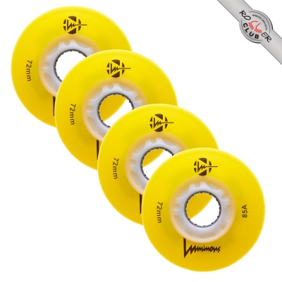 Колеса LUMINOUS 72MM (YELLOW/WHITE)