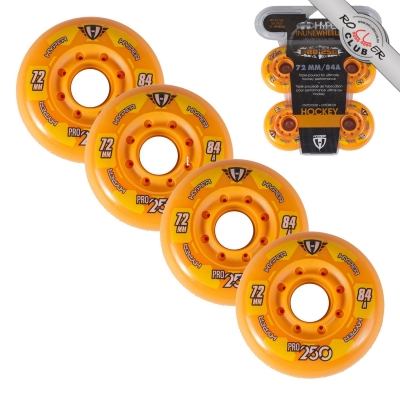 Колеса HYPER PRO 250 72мм/84А orange/orange