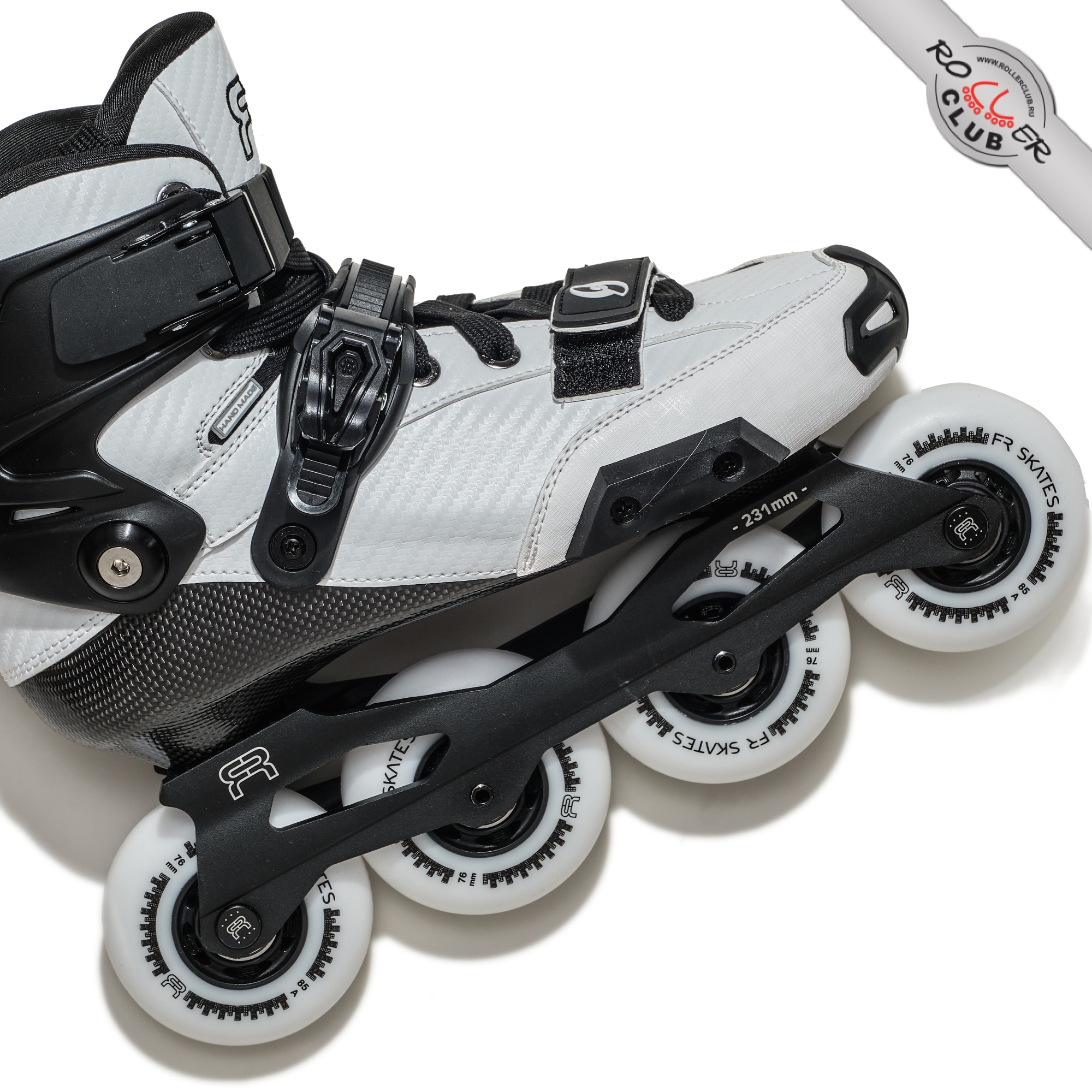 Роликовые коньки FR SKATES SPIN (white) 2025 г.