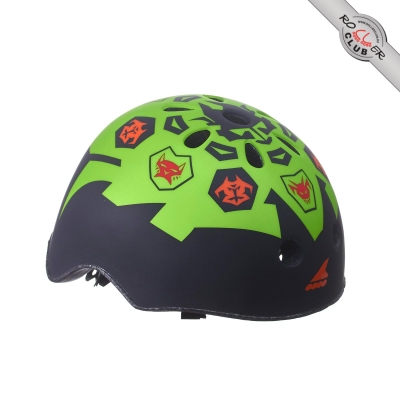 Шлем ROLLERBLADE TWIST JR HELMET black/lime 2019 г.