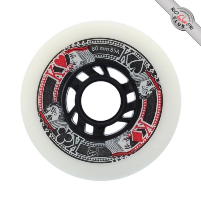 Колеса FR SKATES STREET KINGS 80mm/85A (WHITE/BLACK)