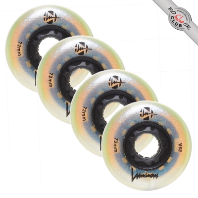 Колеса LUMINOUS 72MM (BLACK/PEARL)
