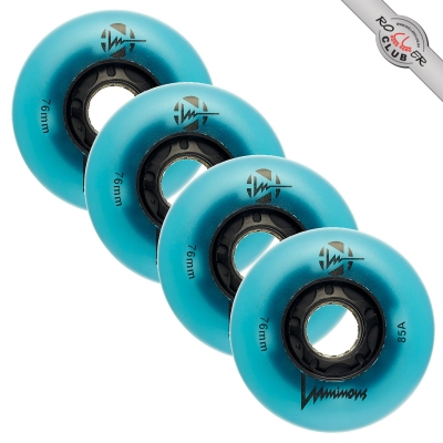 Колеса LUMINOUS 76MM (BLUE/GLOW)