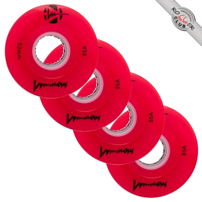 Колеса LUMINOUS LED QUAD 62MM/85A RED