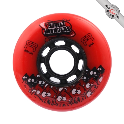 Колеса FR SKATES STREET INVADERS 80mm/84A (ORANGE)
