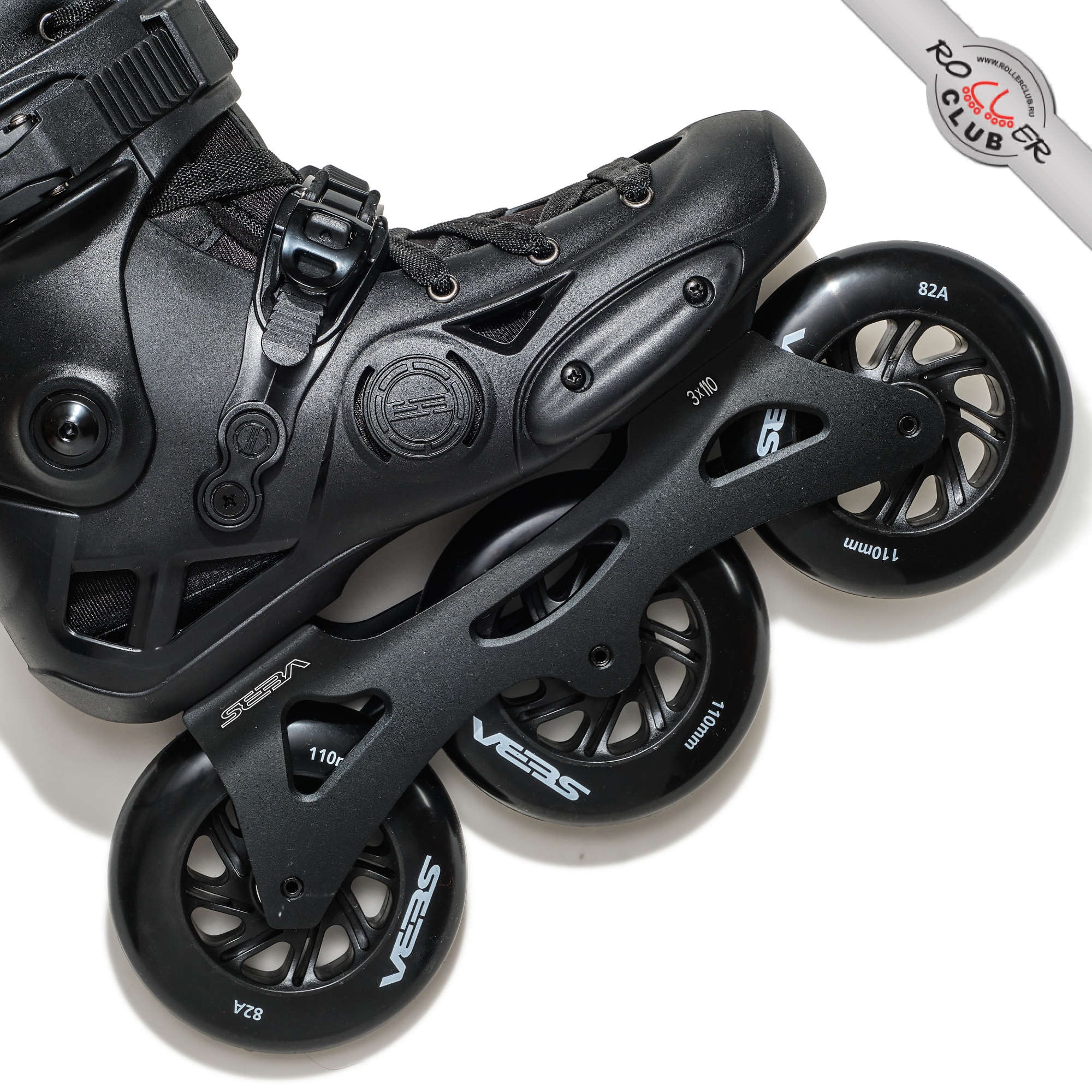 Роликовые коньки SEBA E3 110 PREMIUM (BLACK) 2024 г.