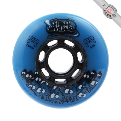 Колеса FR SKATES STREET INVADERS 76mm/84A (BLUE)