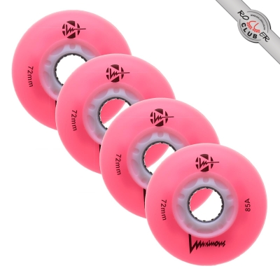 Колеса LUMINOUS 72MM (PINK/WHITE)