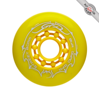 Колеса GYRO STREET yellow 80mm/84A