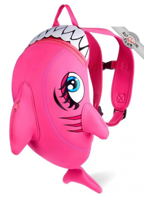 Рюкзак CRAZY SAFETY SHARK (розовый)