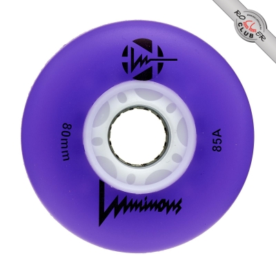 Колеса LUMINOUS 80MM (PURPLE/WHITE)