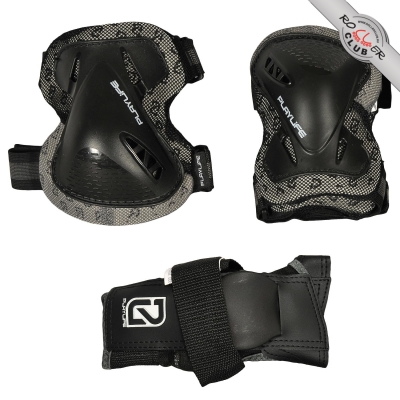 Комплект защиты PLAYLIFE ADULT Tri-Pack, grey