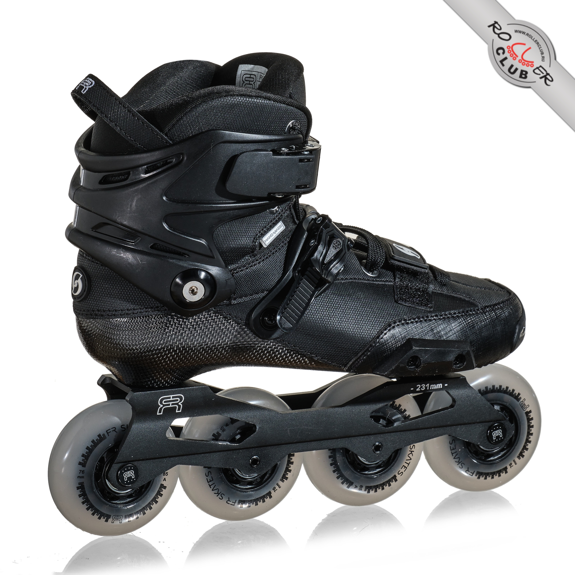 Роликовые коньки FR SKATES SPIN (black) 2025 г.