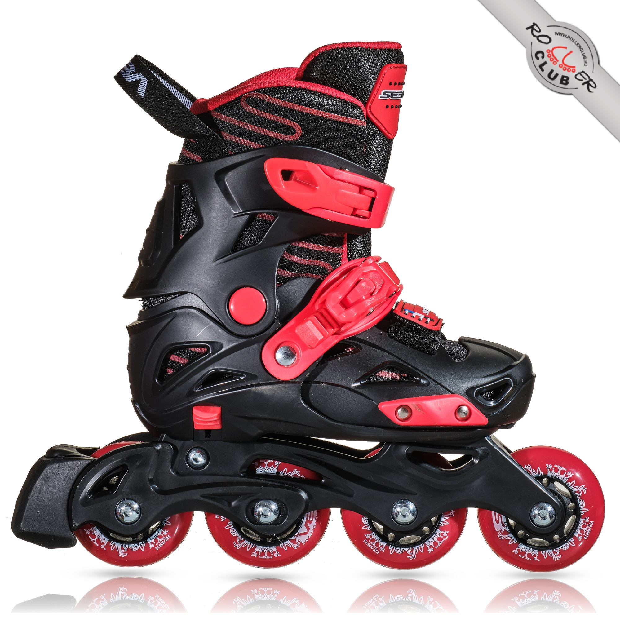 Роликовые коньки SEBA STJ (BLACK/RED)