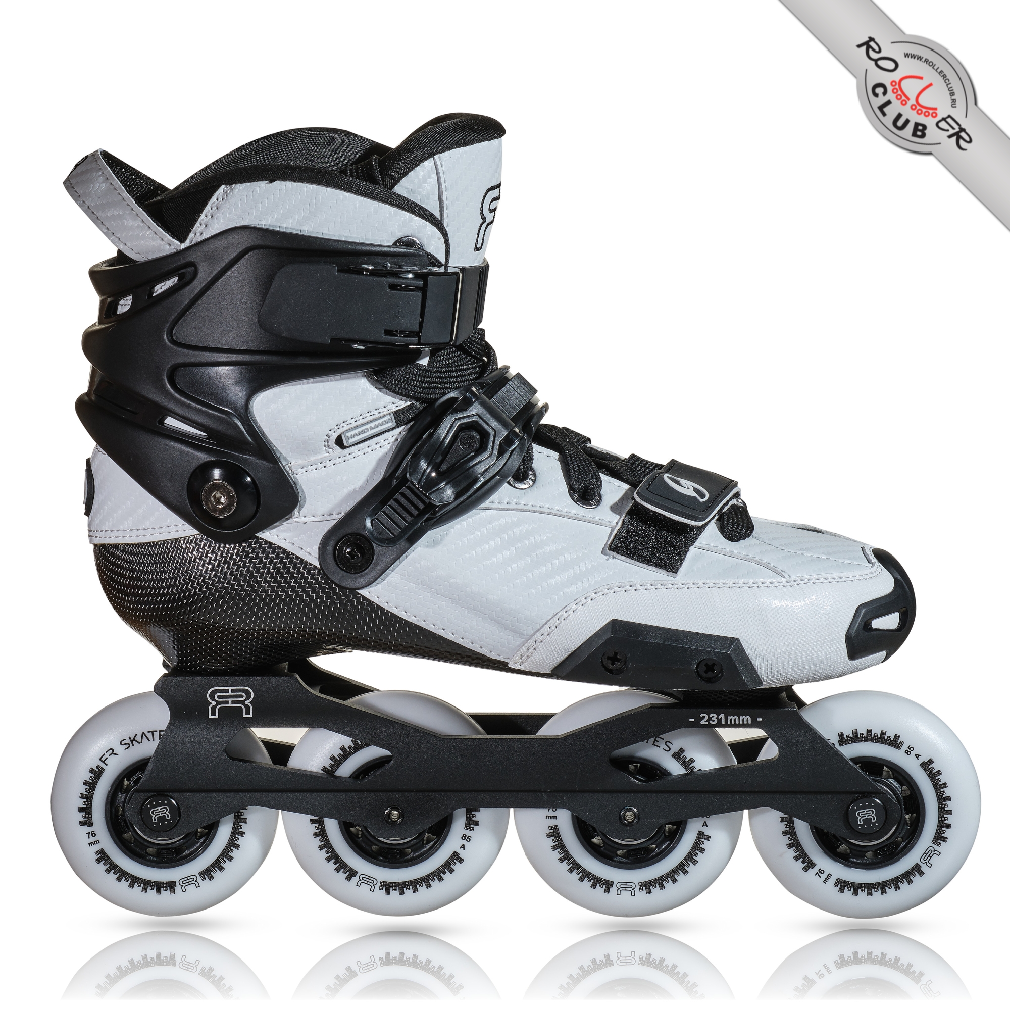 Роликовые коньки FR SKATES SPIN (white) 2025 г.