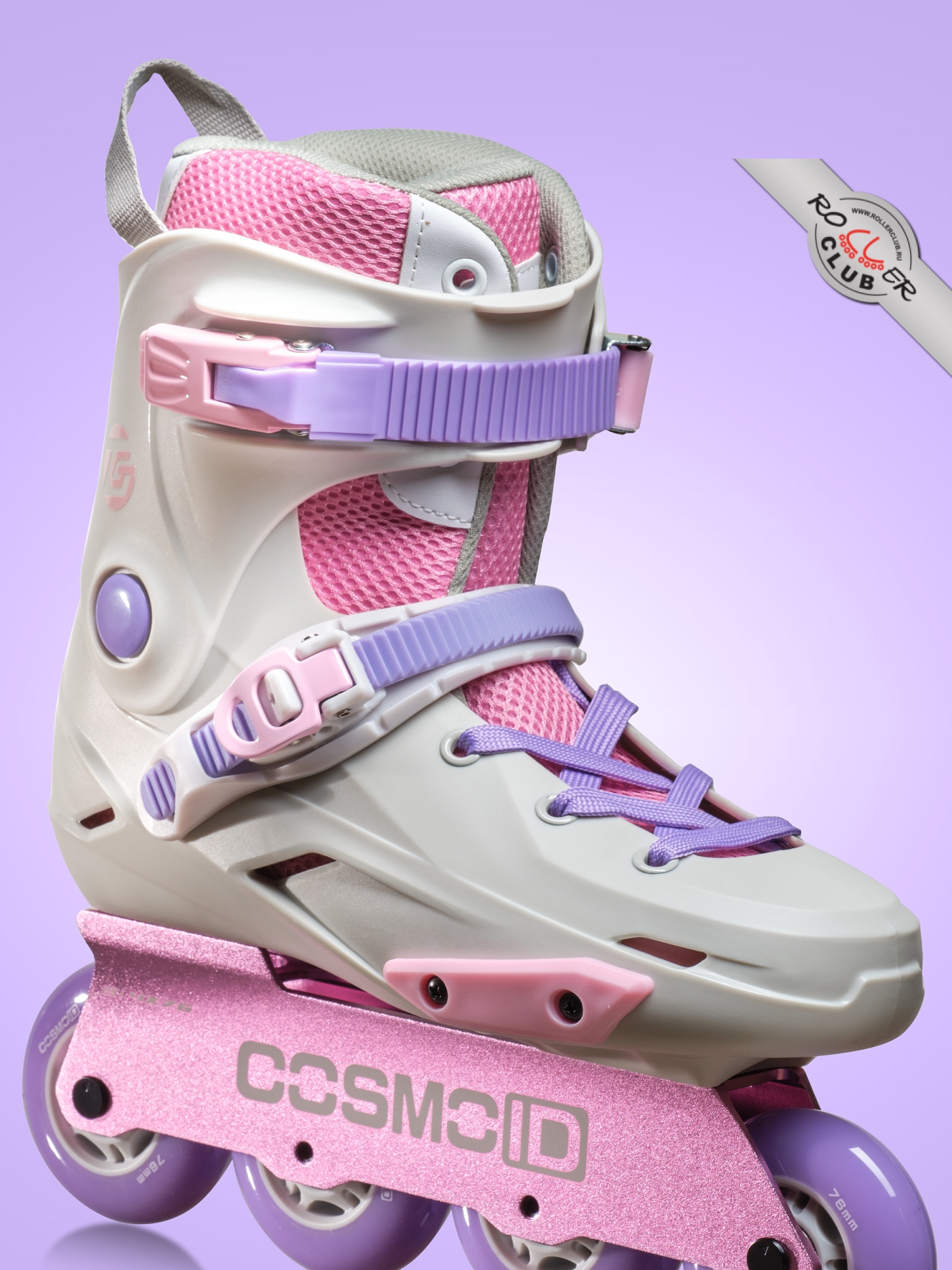 Роликовые коньки CosmoID TG (white/purple)