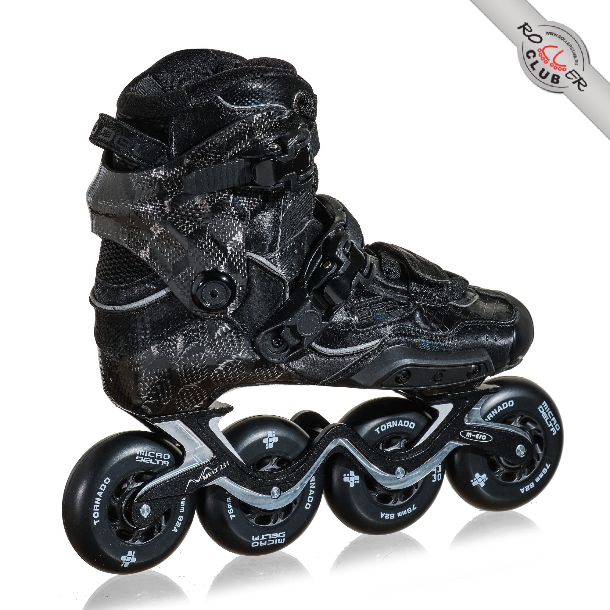 Роликовые коньки MICRO DELTA FORCE2 BK (black)