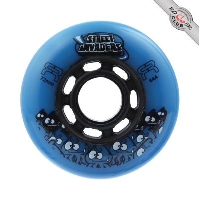 Колеса FR SKATES STREET INVADERS 72mm/84A (BLUE)