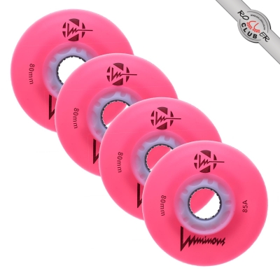 Колеса LUMINOUS 80MM (PINK/WHITE)