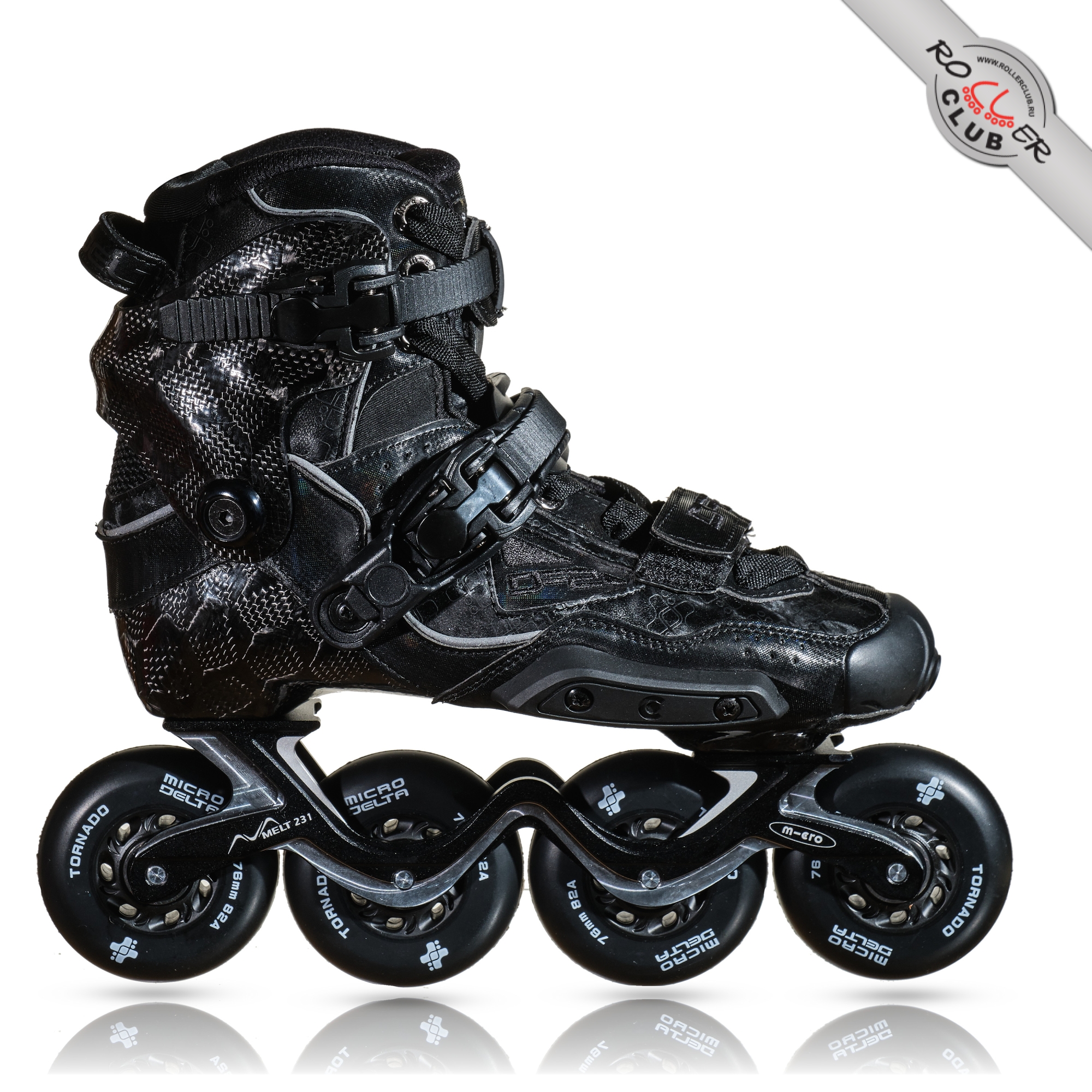 Роликовые коньки MICRO DELTA FORCE2 BK (black)