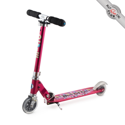 Самокат MICRO Sprite SE Raspberry Floral Dot