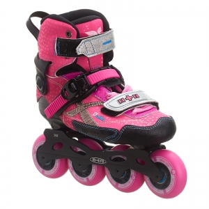 Роликовые коньки MICRO DELTA X Jr (pink/black)