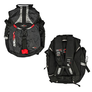 Рюкзак SEBA Backpack Small (black/RED) (маленький)